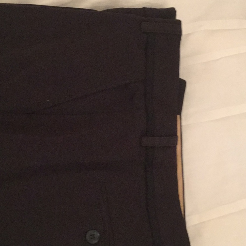 Theory Black ankle length slacks